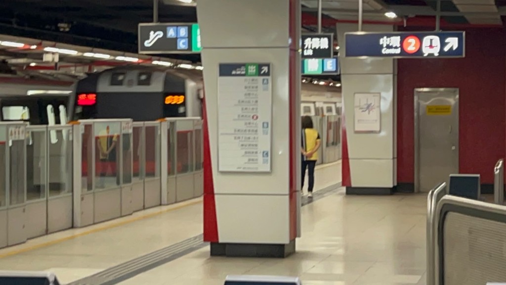 列車服務後恢復正常。楊偉亨攝 列車服務後恢復正常。楊偉亨攝
