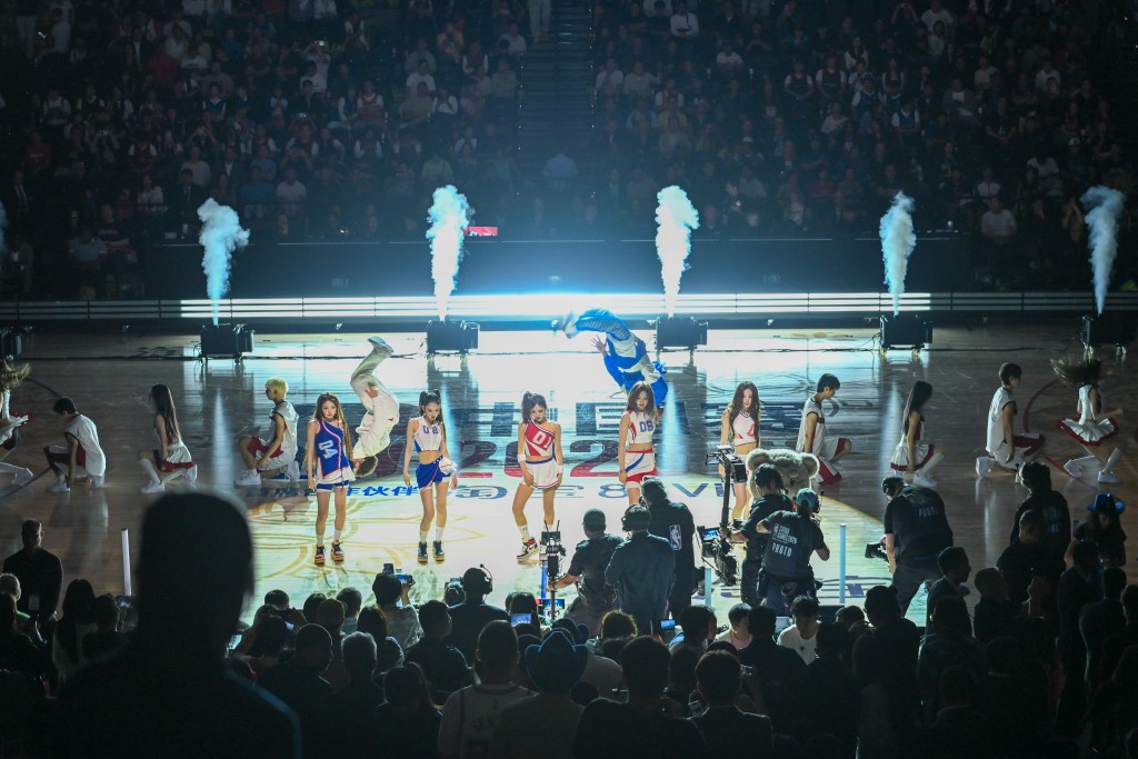 NBA中國賽火箭vs獨行俠G1。魏國謙攝