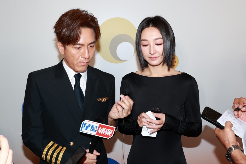 高海寧、馬國明對於許紹雄離世感突然。 高海寧、馬國明對於許紹雄離世感突然。