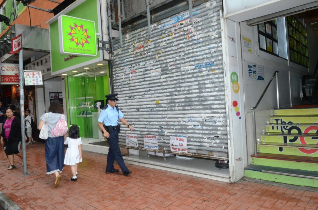警員到場調查。