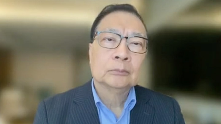 譚耀宗表示「一國兩制」是中央堅定的長遠策略。直播截圖