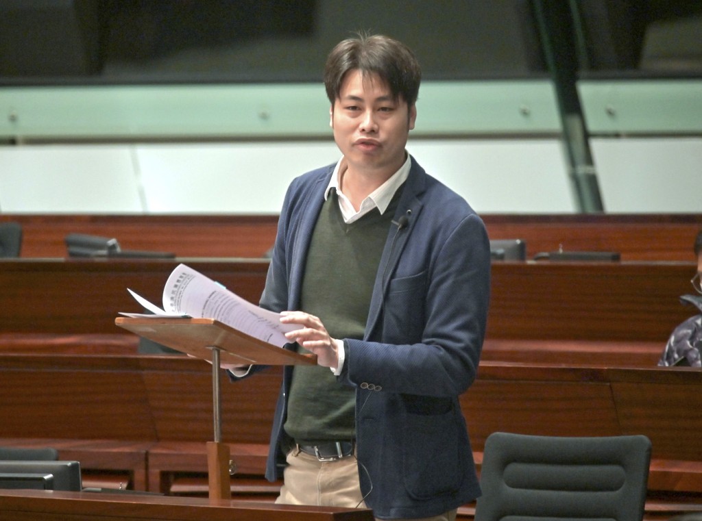 立法會漁農界議員何俊賢提出書面質詢。資料圖片