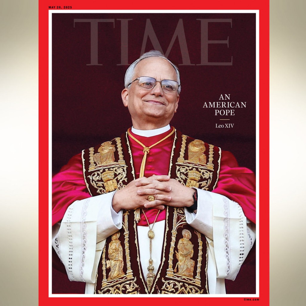 新教宗登上時代雜誌封面。X/TIME 新教宗登上時代雜誌封面。X/TIME