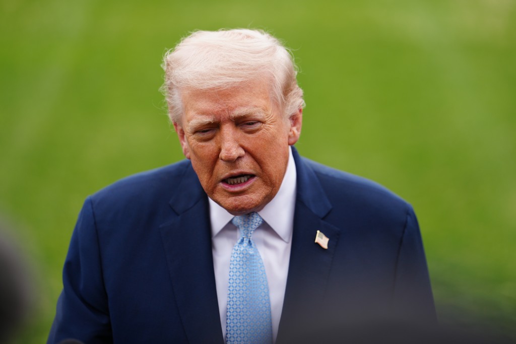 特朗普对北约有诸多不满。美联社 特朗普对北约有诸多不满。美联社