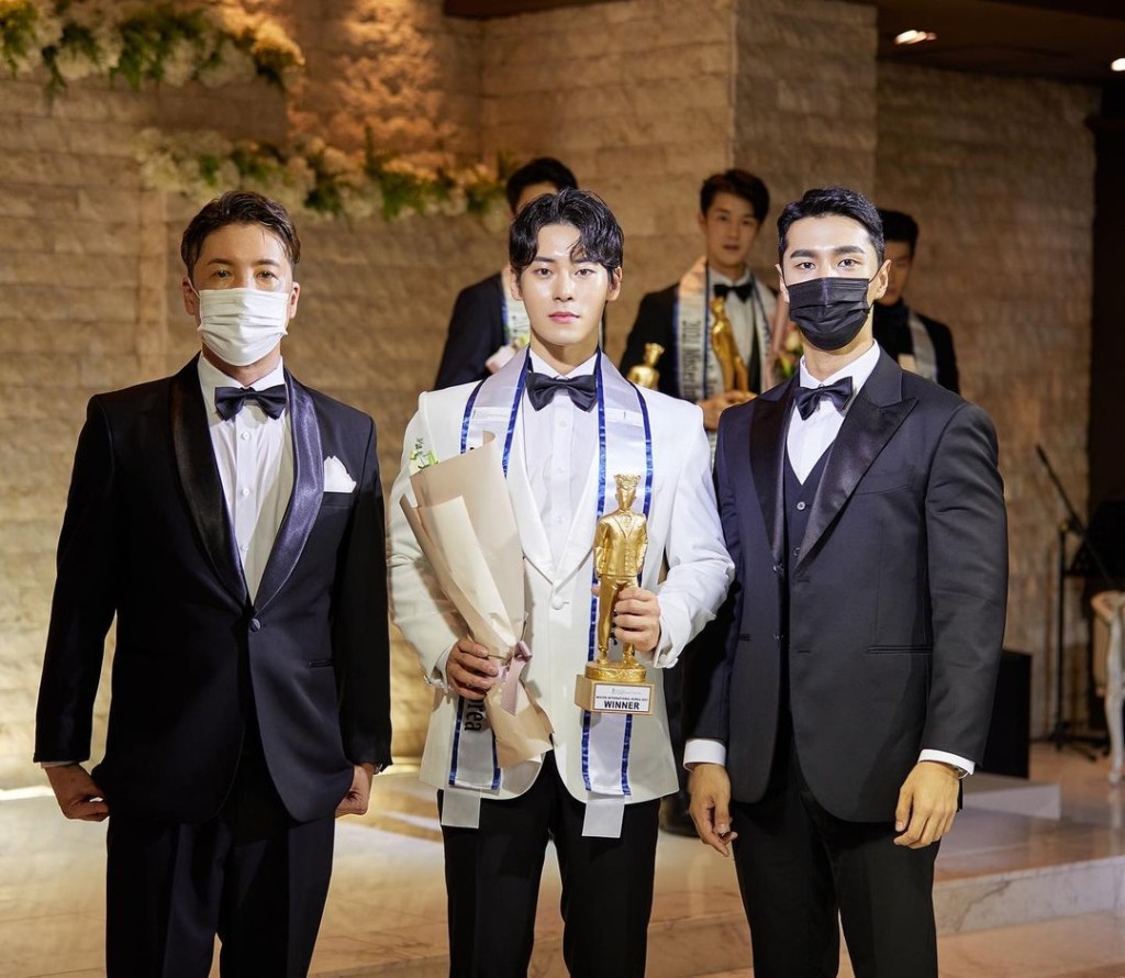 韓政源是「韓國國際先生2021」冠軍。