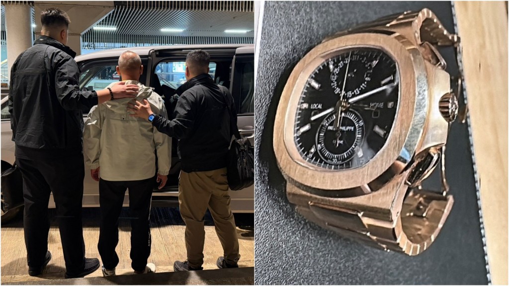 尖東假錶行偷錶案 潛逃澳門騙徒遭遞解返港 累計5男落網