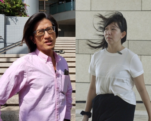 林克霖「龍心」及女被告鄭芷琪。資料圖片