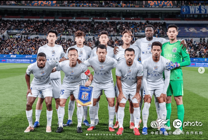 陳晉一效力的上海申花。上海申花IG圖 陳晉一效力的上海申花。上海申花IG圖