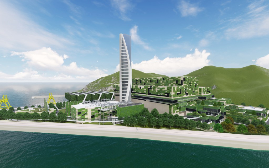 I·PARK1，將可每天處理3000噸廢物。環境局提供  