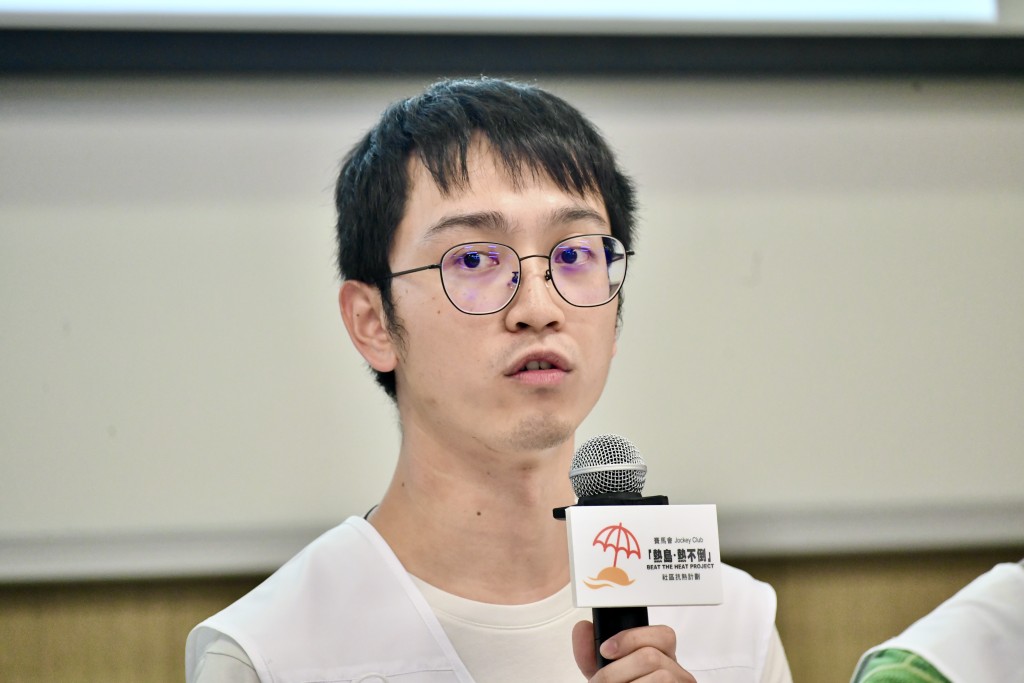 蘇嘉耀指出,不少長者對酷熱天氣認知不足,亦缺乏防暑知識。 蘇嘉耀指出,不少長者對酷熱天氣認知不足,亦缺乏防暑知識。