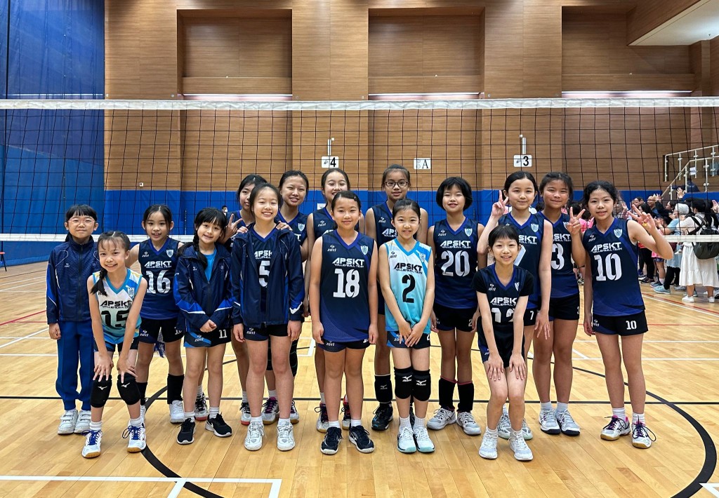 九龍塘宣道小學將出戰全港小學區際排球比賽力爭錦標。受訪者提供圖片