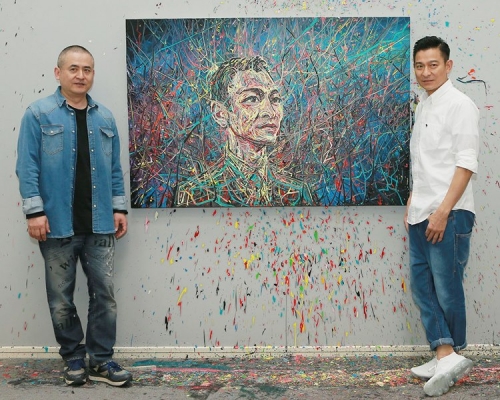 華仔準備年尾帶領歌迷High爆紅館,邀請曾梵志為其演唱會主題作畫感高興。