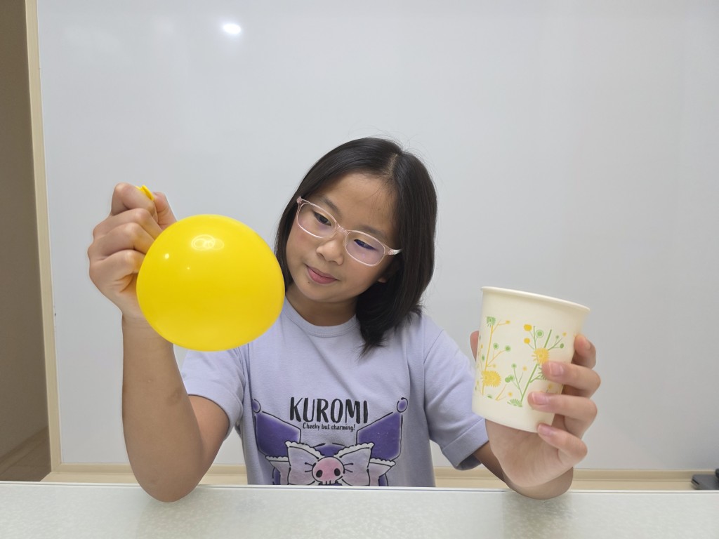 STEM活動1：隔空提杯（圖片授權：工程師媽媽）