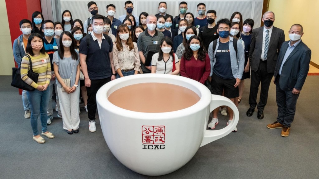 廉署聯乘香港大學、香港中文大學及香港城市大學舉辦反貪教室。ICAC圖片