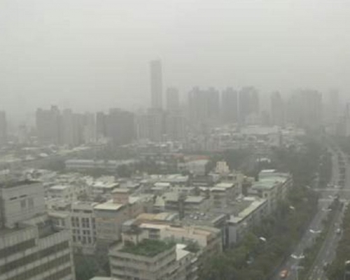 高雄近日空氣污染問題嚴重。 網上圖片