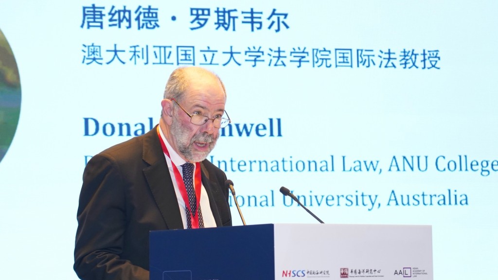 Donald Rothwell表示,如何釐清「島嶼」與「岩礁」仍未獲明確解答。 Donald Rothwell表示,如何釐清「島嶼」與「岩礁」仍未獲明確解答。