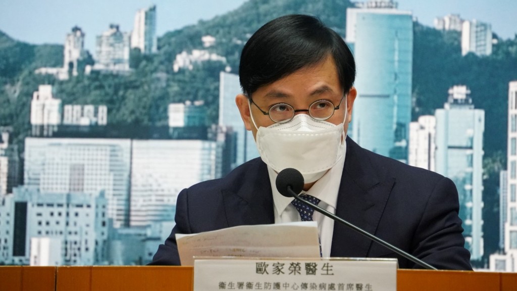 歐家榮表示,每日有約萬多宗快速測試陽性個案,情況為預期之內。