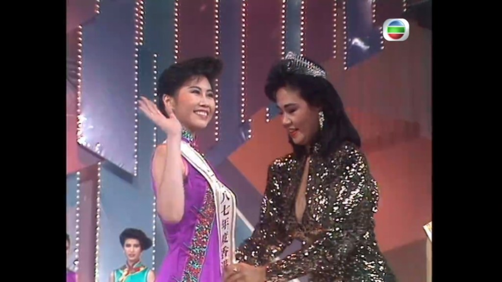 1987年香港小姐冠軍楊寶玲。