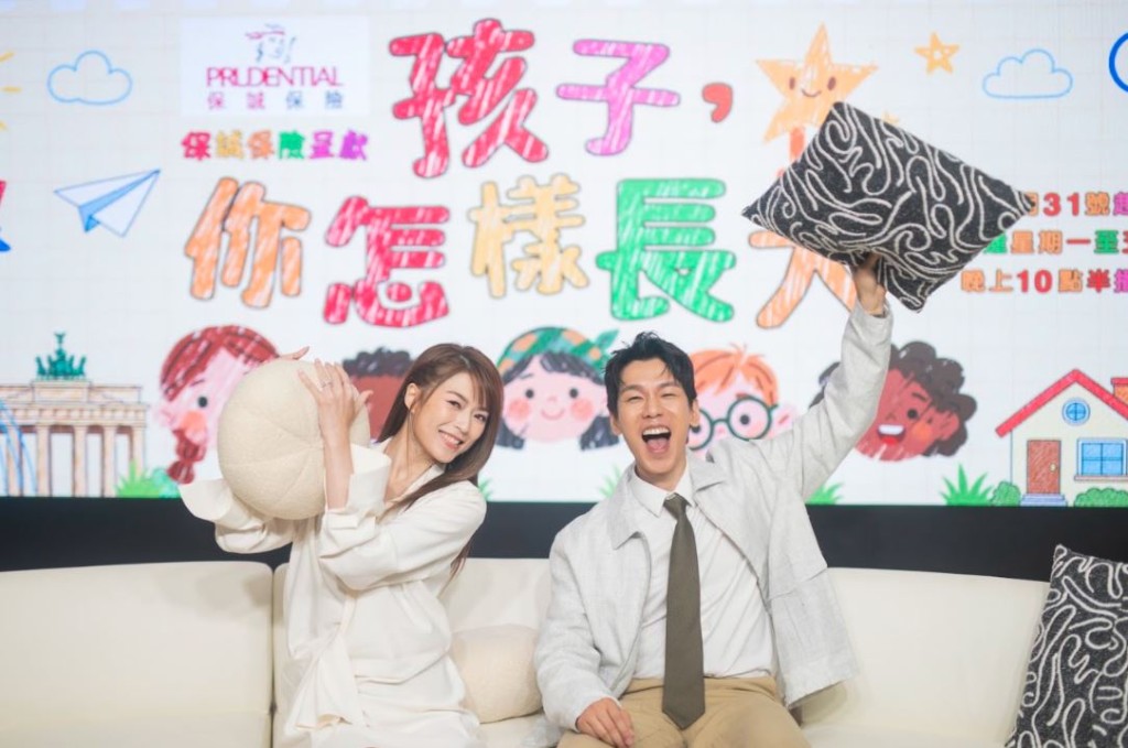 VivTV全新節目《孩子，你怎樣長大？》，由幾位明星家長走訪不同國家，體驗當地教育文化。（李沃濤攝）