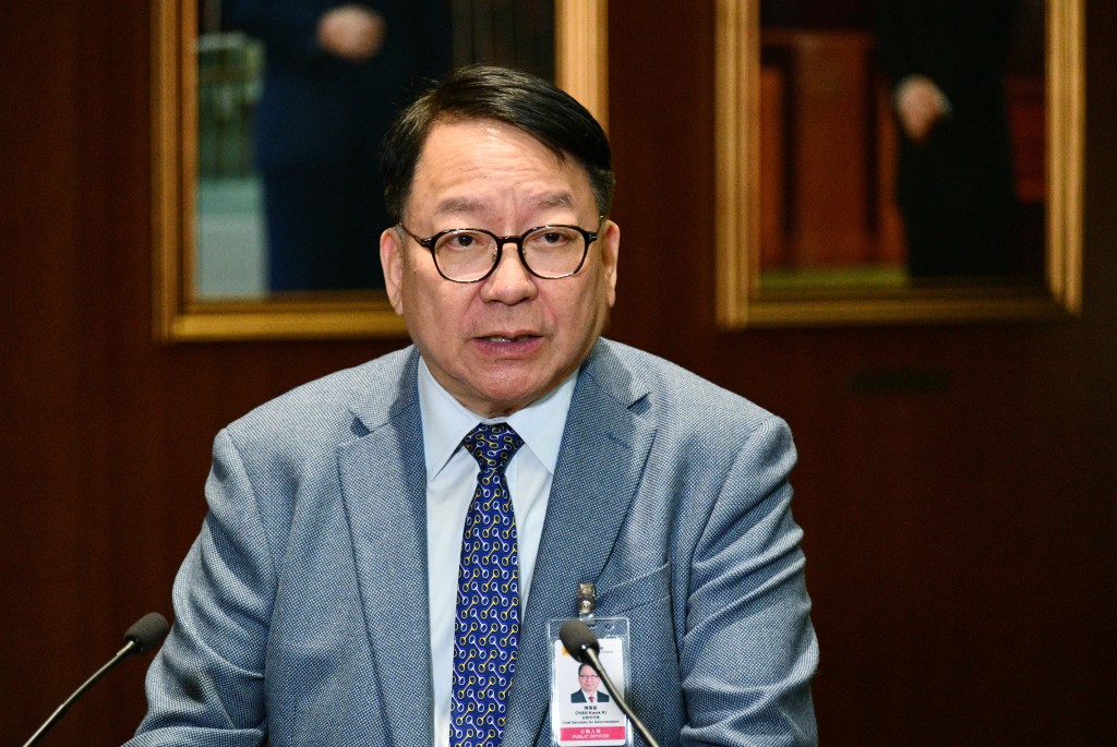 政務司司長陳國基。 政務司司長陳國基。