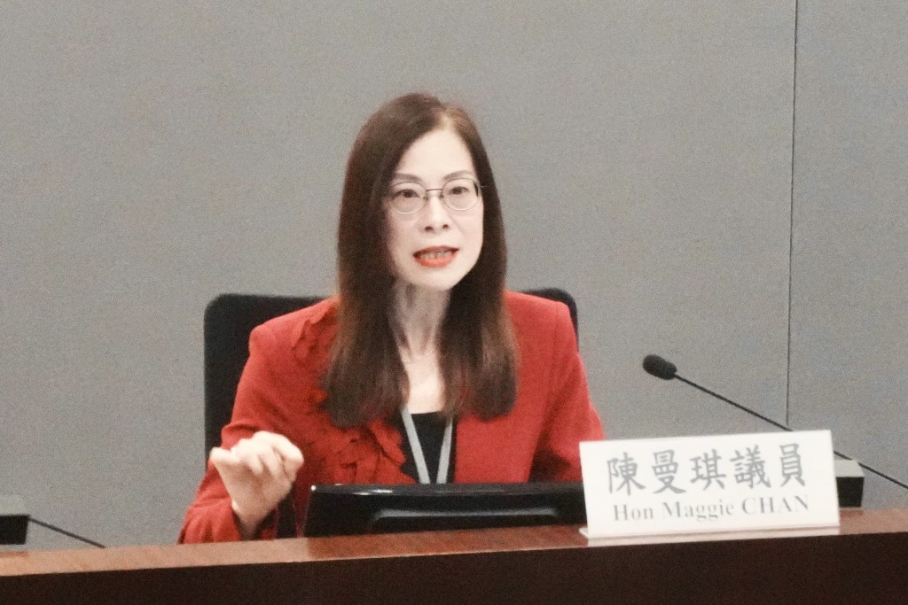 人大代表陳曼琪。 人大代表陳曼琪。