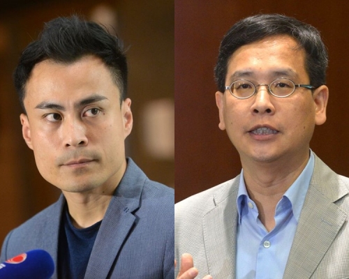 郭偉強(左)葉建源(右)。資料圖片