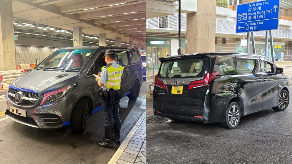 警方旺角油麻地打擊白牌車 拘捕兩司機