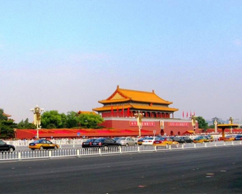 天安門將實施交通管制。網圖