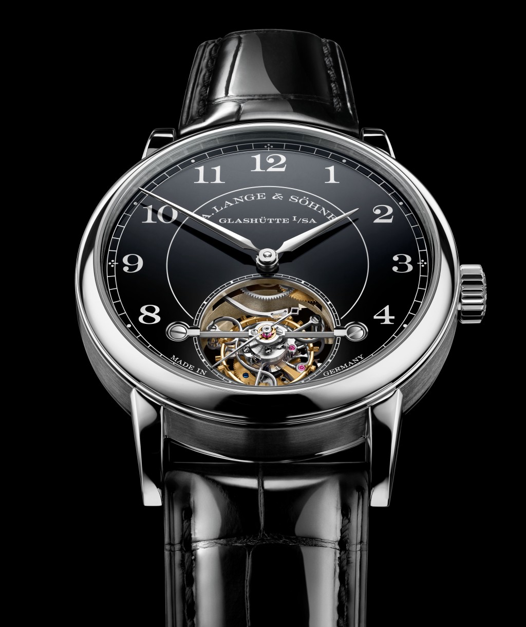 A. Lange & Söhne 1815 Tourbillon，錶殼：39.5mm鉑金/ 機芯：L102.1手上鏈/ 限量：50枚/ 售價：待詢。
