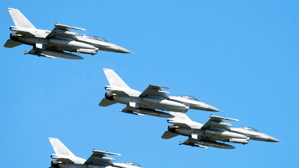 F-16戰機。美聯社
