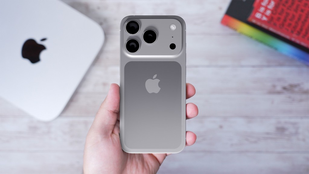 iPhone 17 Pro系列極可能改用鋁合金加玻璃組合的機背，造型大革新。