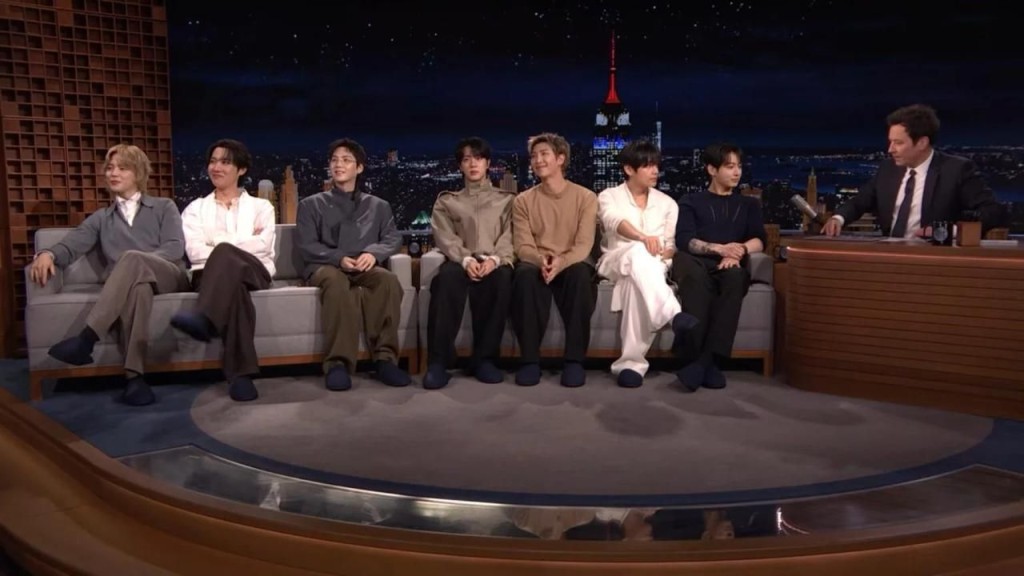 Jimmy與諧星Seth的笑話，被指冒犯了BTS及現場觀眾。