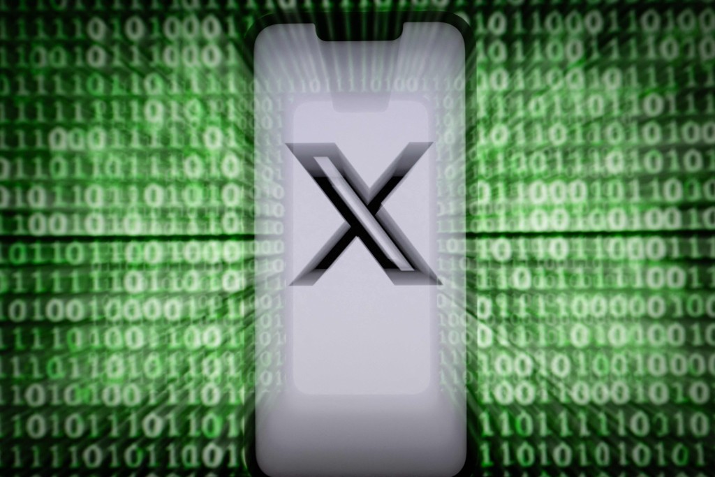 X周一發生大規模死機事件,全球用戶皆受到影響。法新社 X周一發生大規模死機事件,全球用戶皆受到影響。法新社