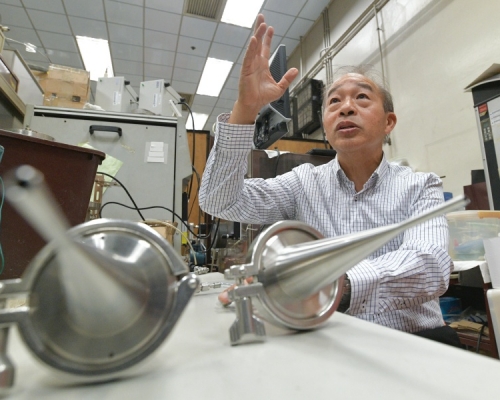 國際過濾協會主席梁煥方研究出N98新技術，冀可商品化製成高規格口罩。
