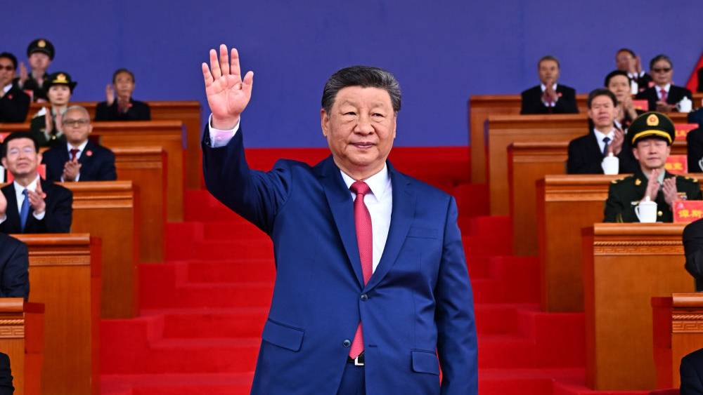 習近平出席西藏自治區成立60周年慶祝大會。新華社