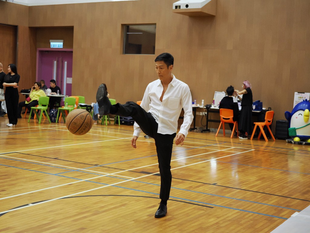 林國斌的籃球技術絕不遜色。