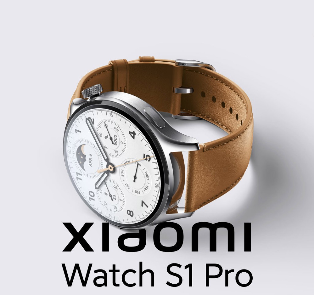 同場另有賣點典雅的Xiaomi Watch S1 Pro智能手表，採用46mm圓形表面設計。