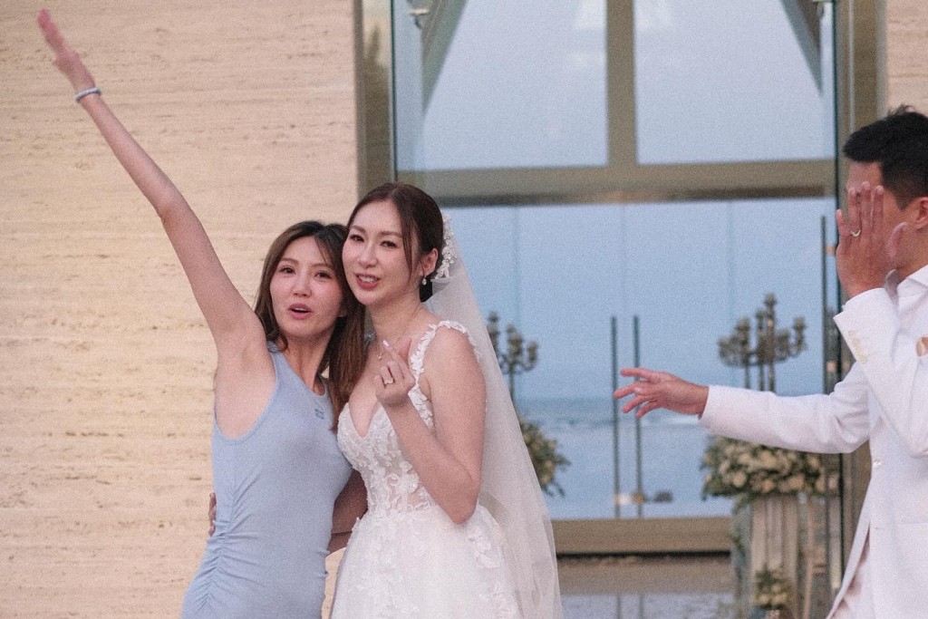 吳若希有份出席婚禮。