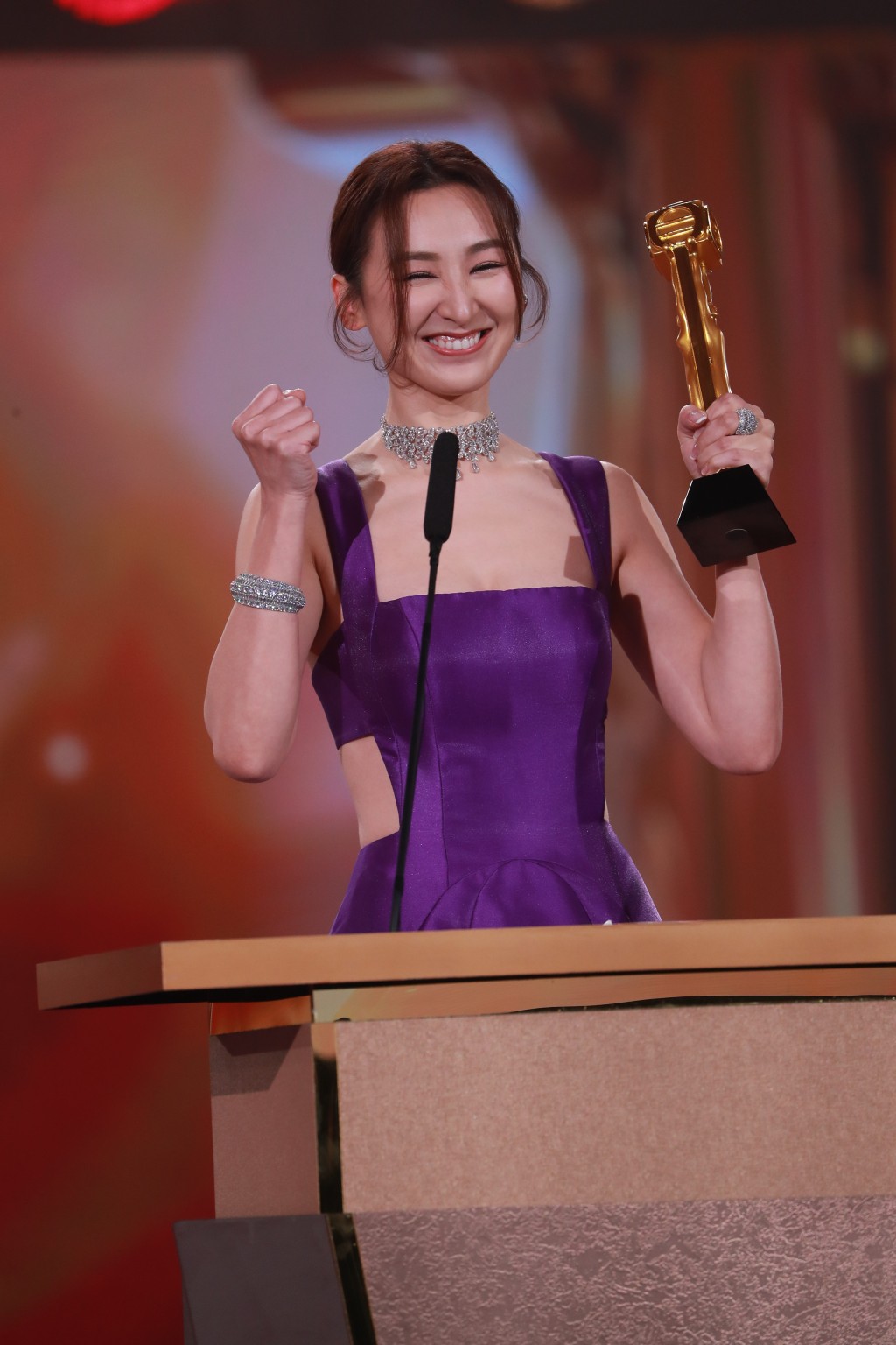 高海宁在今年初的《万千星辉颁奖典礼2023》获得最佳女配角。