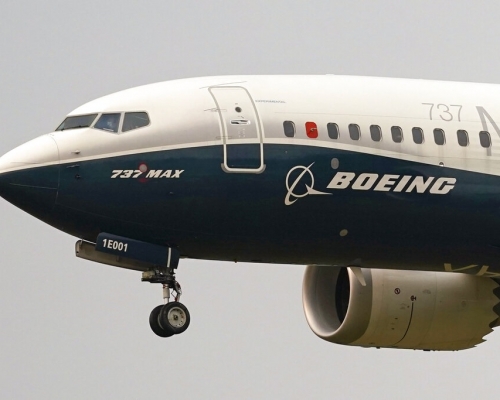 波音737 MAX獲美國聯邦航空管理局批准復飛。AP資料圖片