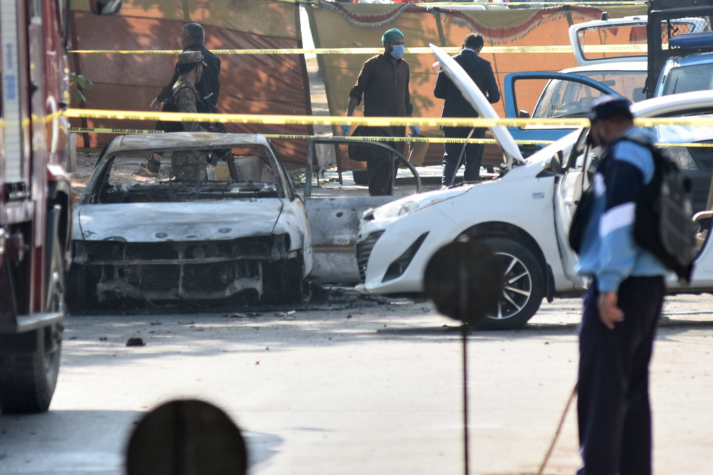 巴基斯坦伊斯蘭堡一法院附近發生爆炸。 美聯社