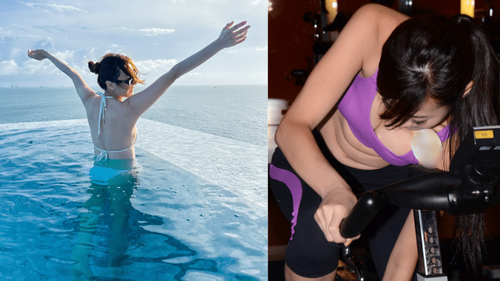 39歲前TVB女星白色比堅尼晒「優質股」  玲瓏曲線一覽無遺性感程度爆燈