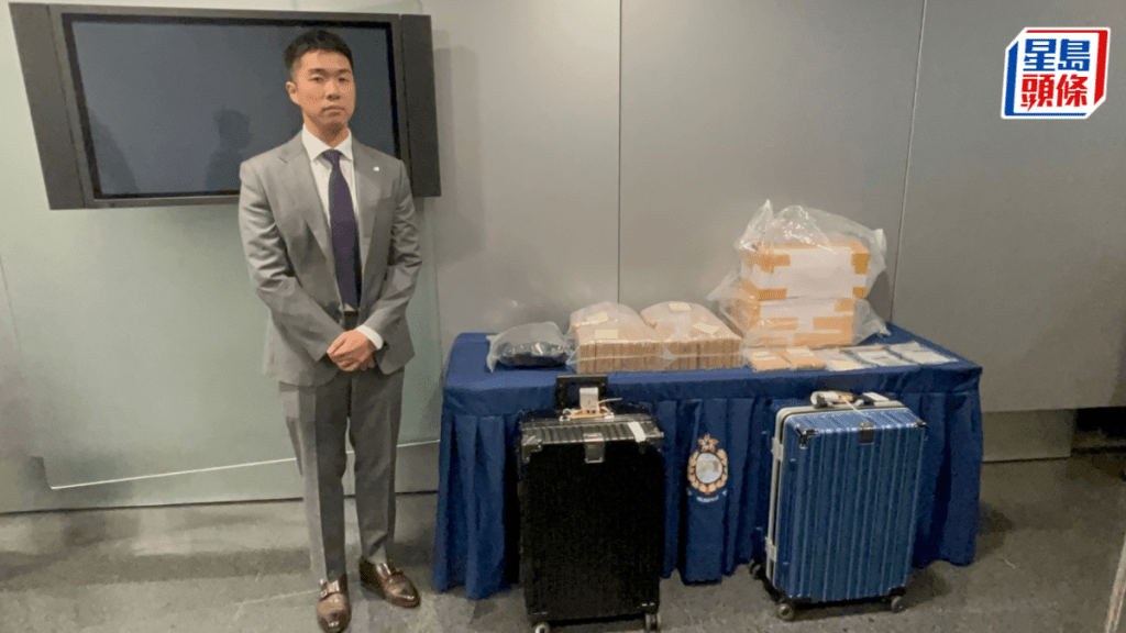 警方毒品調查科高級督察李俊岷講述案件。楊偉亨攝