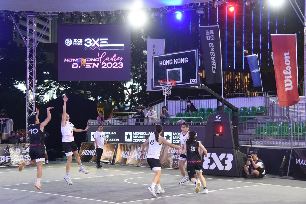 3x3 香港女子公開賽2023決賽在周六晚舉行。 公關圖片