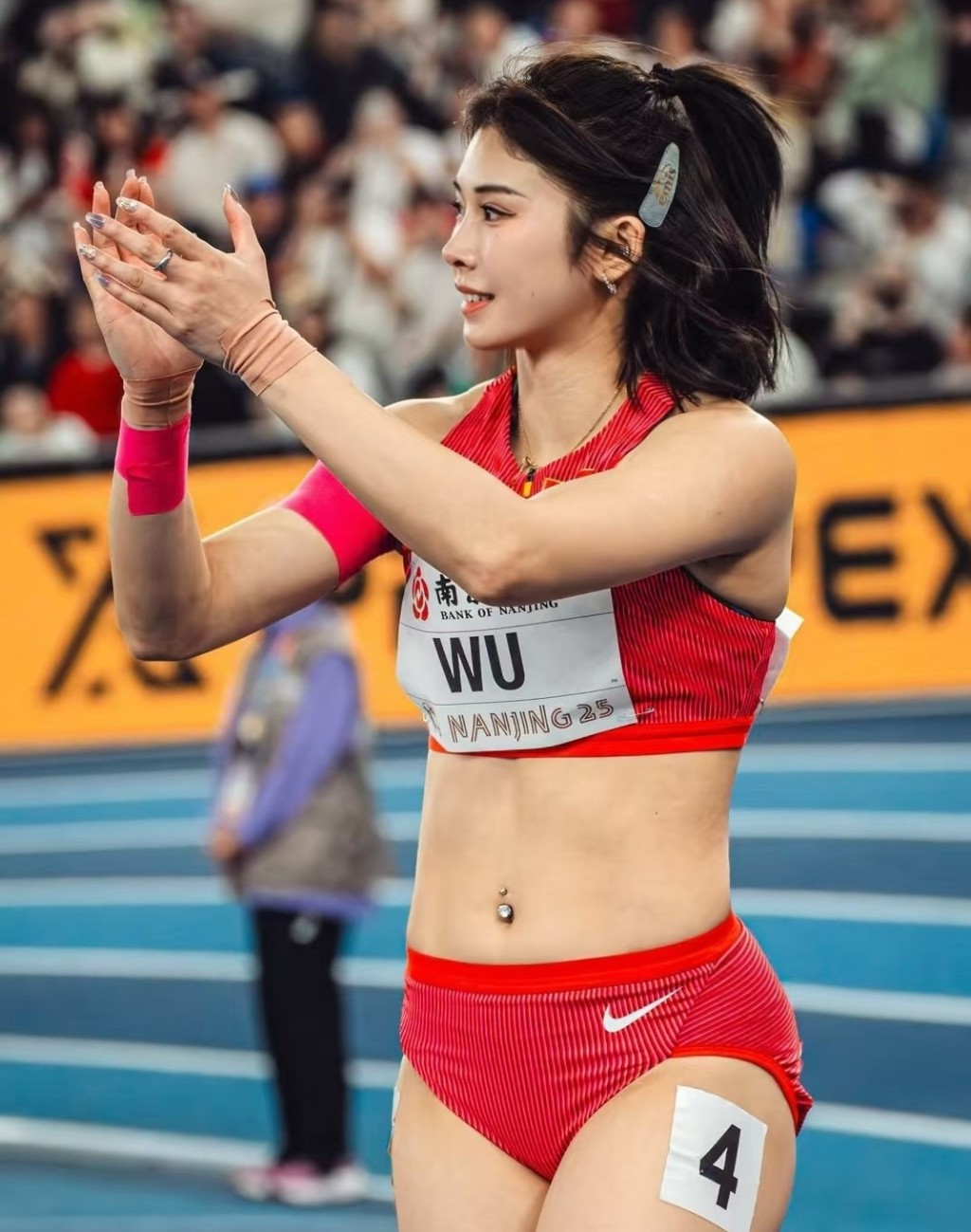 吳艷妮今年成績不斷進步。微博@吳艷妮 吳艷妮今年成績不斷進步。微博@吳艷妮