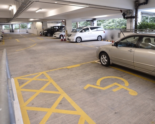 泊車證明書讓持證人在接載殘疾人士時，可在運輸署轄下的政府多層停車場特定停車位泊車。資料圖片