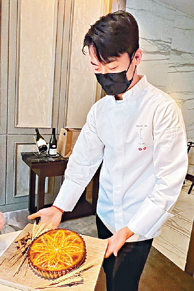 ■Chef Steven Jin及他的Gateau Basque甜餅