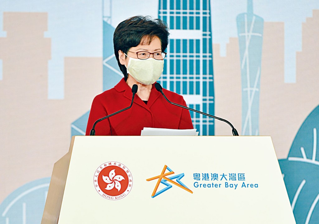■林鄭月娥表示，希望青年人把握機會，為自己謀求更好的發展。