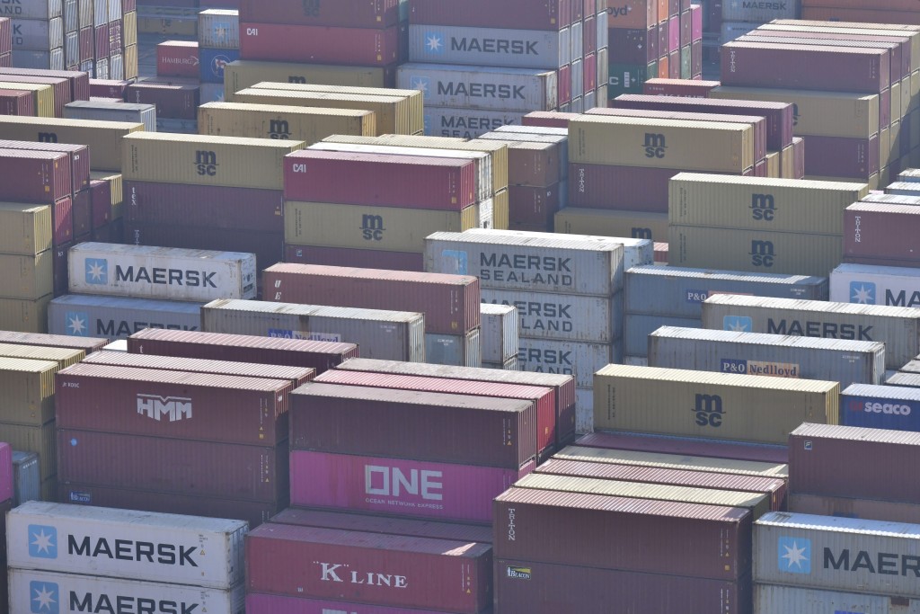 本港去年全年出口貨值錄7.8%跌幅。資料圖片