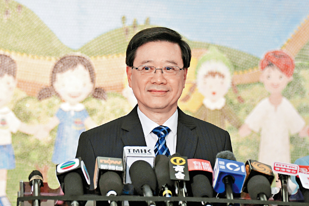 ■李家超表示，夏寶龍對本屆政府的施政表示充份肯定。